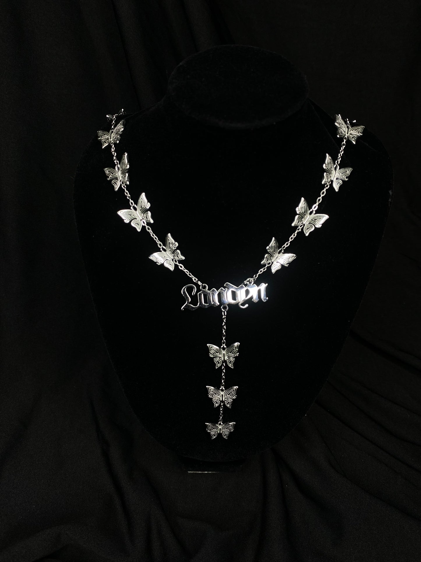 Silver Lariat Chain