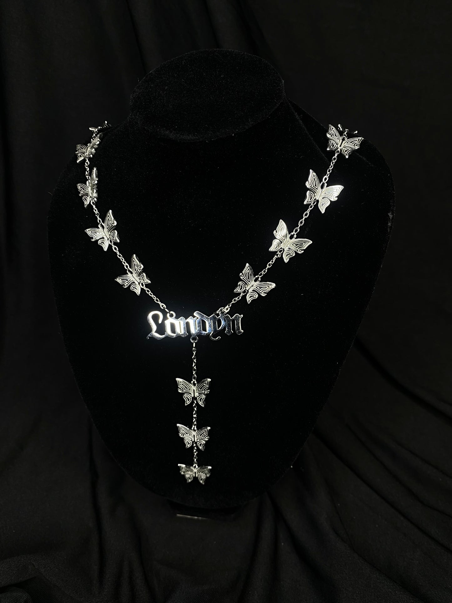 Silver Lariat Chain