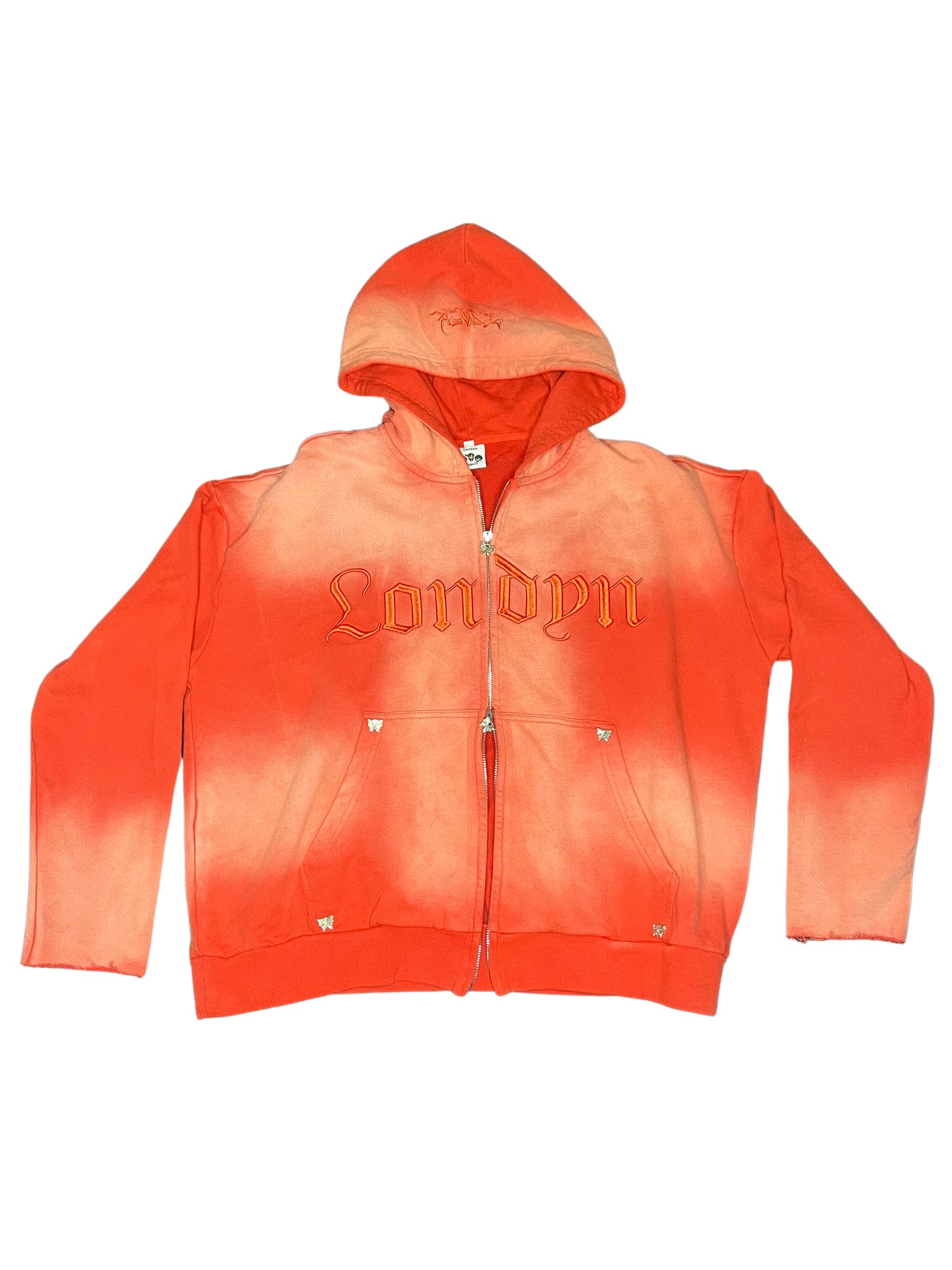 Londyn Chrome Orange Hoodie